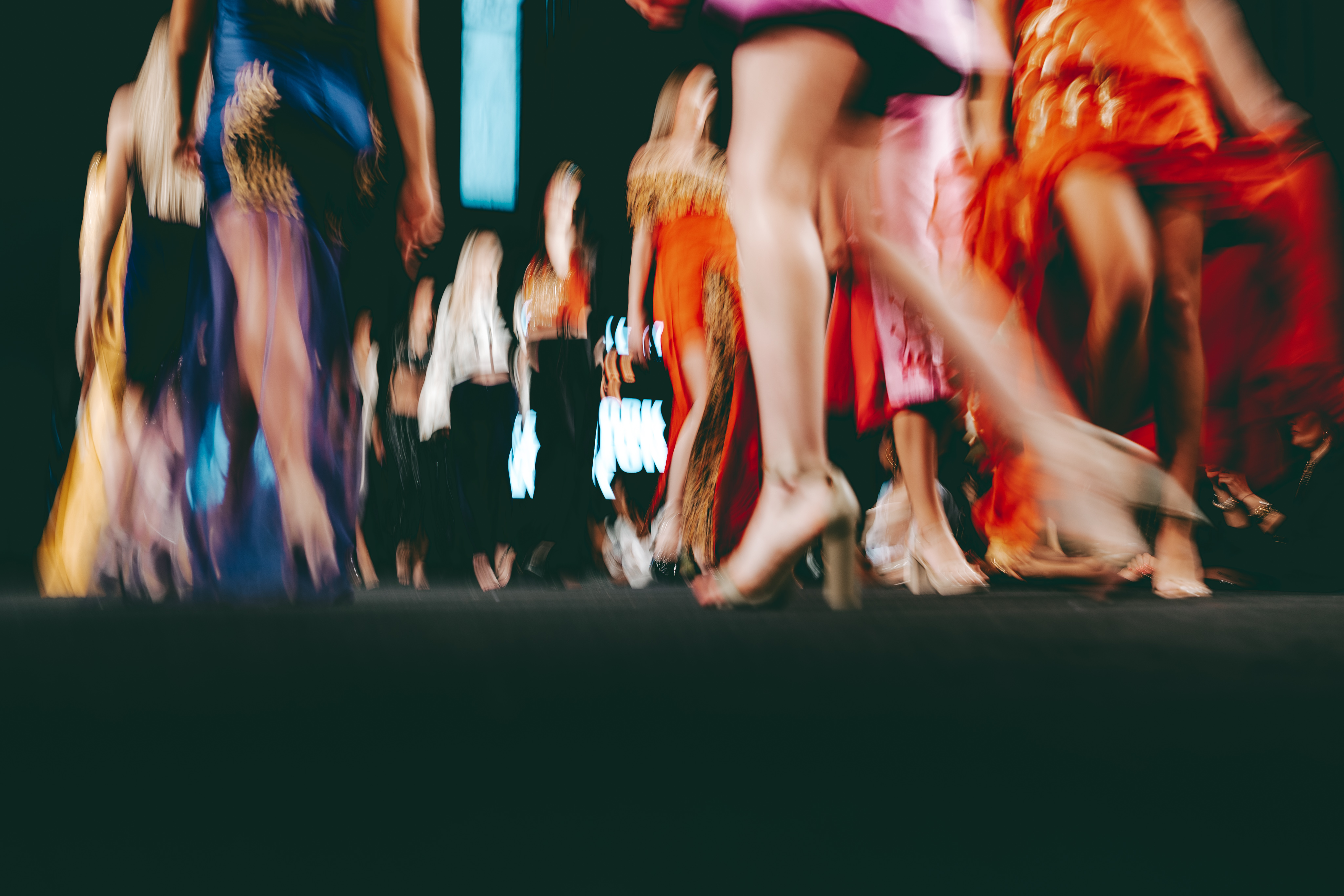 Runway motion blur